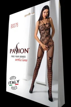 Passion Lingerie Passion Bodystocking BS076 Black