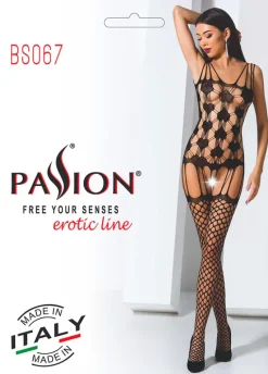 Passion Lingerie Passion Bodystocking BS067 Black