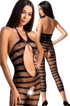 Passion Lingerie Passion Bodystocking BS081 Black