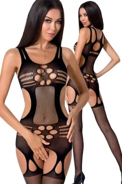 Passion Lingerie Passion Bodystocking BS066 Black