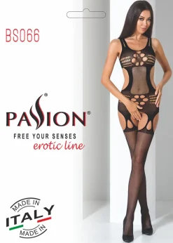 Passion Lingerie Passion Bodystocking BS066 Black