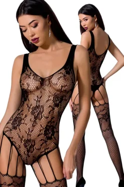 Passion Lingerie Passion Bodystocking BS074 Black