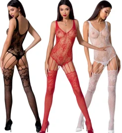 Passion Lingerie Passion Bodystocking BS074 Black