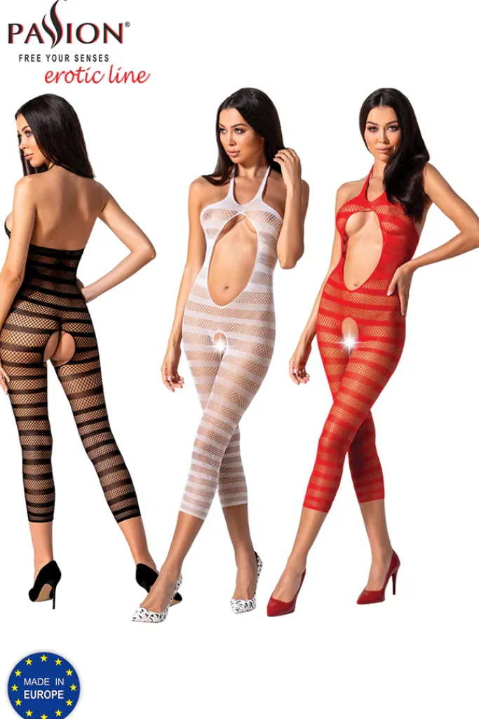 Passion Lingerie Passion Bodystocking BS081 Red