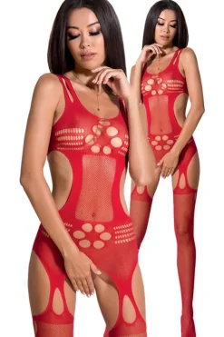 Passion Lingerie Passion Bodystocking BS066 Red