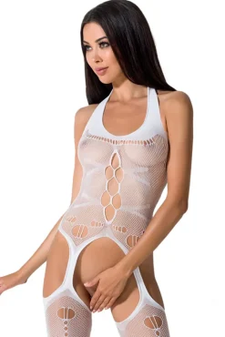 Passion Lingerie Passion Bodystocking BS059 White