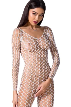 Passion Lingerie Passion Bodystocking BS068 White
