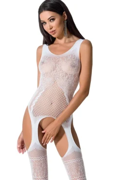 Passion Lingerie Passion Bodystocking BS061 White