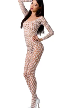 Passion Lingerie Passion Bodystocking BS077 White