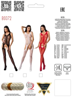 Passion Lingerie Passion Bodystocking BS072 White
