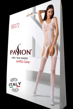 Passion Lingerie Passion Bodystocking BS072 White