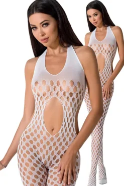 Passion Lingerie Passion Bodystocking BS065 White