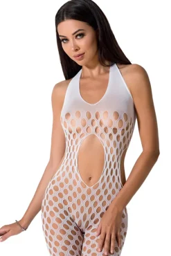Passion Lingerie Passion Bodystocking BS065 White