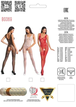 Passion Lingerie Passion Bodystocking BS069 White