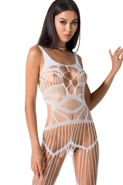 Passion Lingerie Passion Bodystocking BS058 White