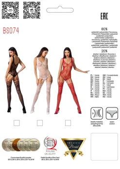 Passion Lingerie Passion Bodystocking BS074 White