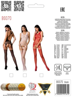 Passion Lingerie Passion Bodystocking BS070 White