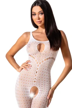 Passion Lingerie Passion Bodystocking BS078 White