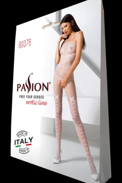 Passion Lingerie Passion Bodystocking BS076 White