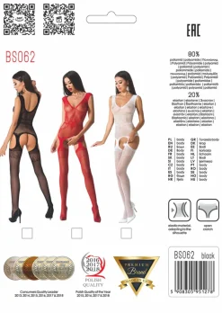 Passion Lingerie Passion Bodystocking BS062 White