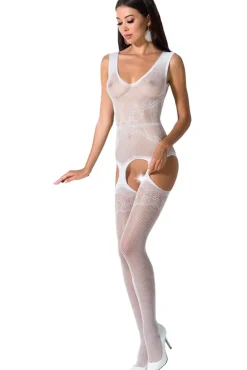 Passion Lingerie Passion Bodystocking BS062 White