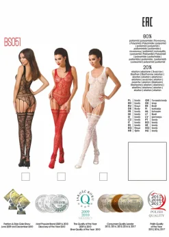 Passion Lingerie Passion BS051 Bodystocking Black