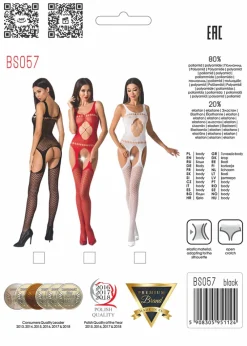 Passion Lingerie Passion BS057 Bodystocking Black