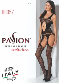 Passion Lingerie Passion BS057 Bodystocking Black