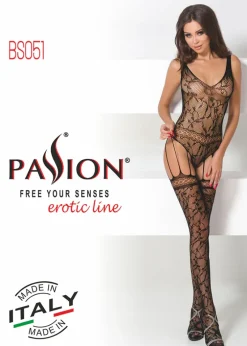 Passion Lingerie Passion BS051 Bodystocking Red