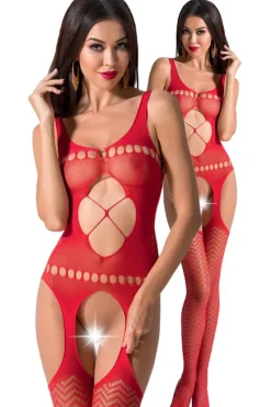Passion Lingerie Passion BS057 Bodystocking Red