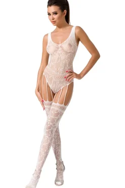 Passion Lingerie Passion BS051 Bodystocking White