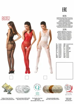 Passion Lingerie Passion BS052 Bodystocking White