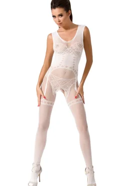 Passion Lingerie Passion BS052 Bodystocking White