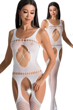 Passion Lingerie Passion BS057 Bodystocking White