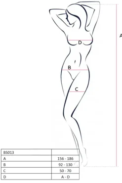 Passion Lingerie Passion BS013 Bodystocking White