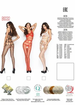 Passion Lingerie Passion BS032 Bodystocking White