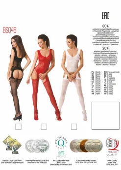 Passion Lingerie Passion BS046 Bodystocking White