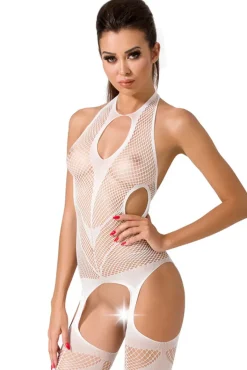 Passion Lingerie Passion BS053 Bodystocking White