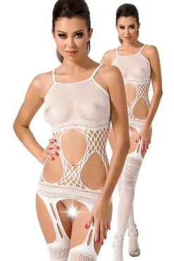 Passion Lingerie Passion BS047 Bodystocking White