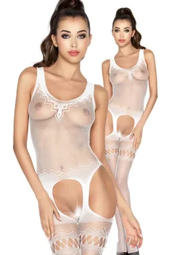 Passion Lingerie Passion BS038 Bodystocking White