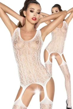 Passion Lingerie Passion BS043 Bodystocking White