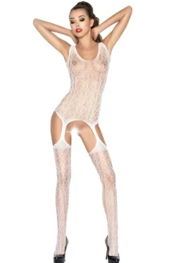 Passion Lingerie Passion BS043 Bodystocking White