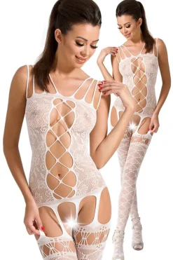 Passion Lingerie Passion BS054 Bodystocking White