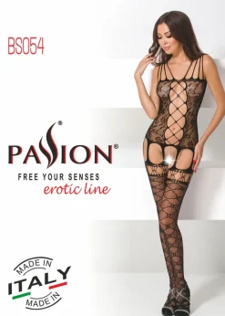 Passion Lingerie Passion BS054 Bodystocking White