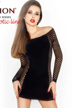Passion Lingerie Passion BS025 Mesh Dress Black