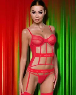 Passion Lingerie Passion Kyouka Corset Red