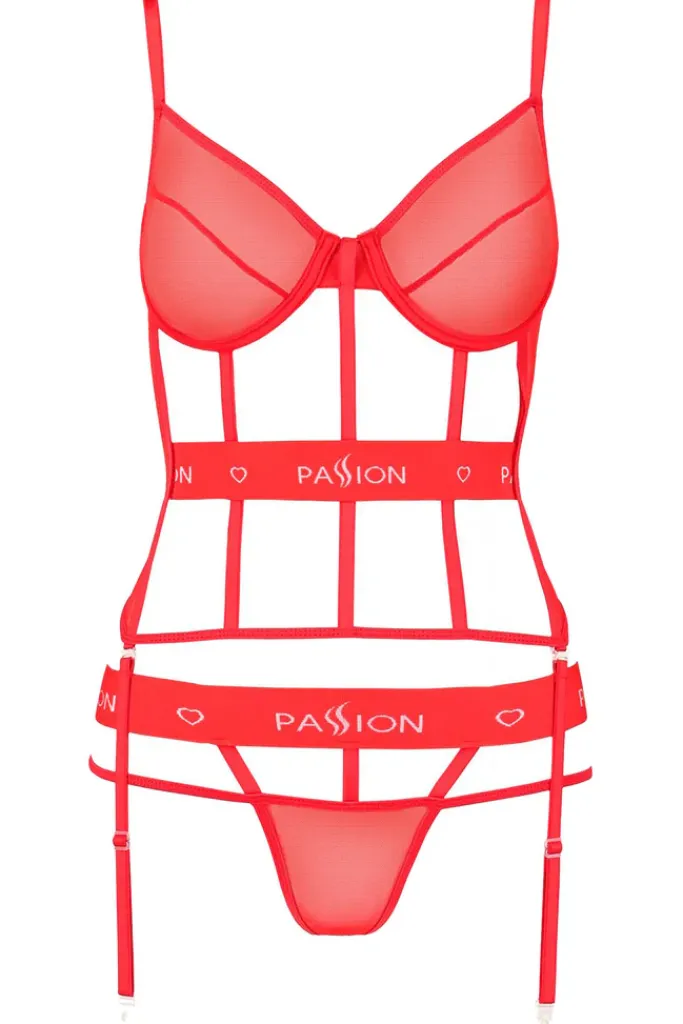 Passion Lingerie Passion Kyouka Corset Red