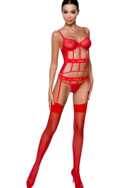 Passion Lingerie Passion Kyouka Corset Red