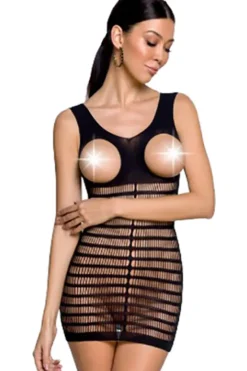 Passion Lingerie Bodystocking BS092 Black