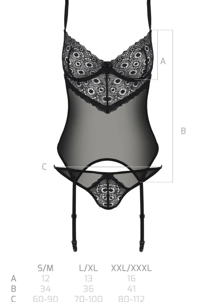 Passion Lingerie Zinnia Corset Eco Collection